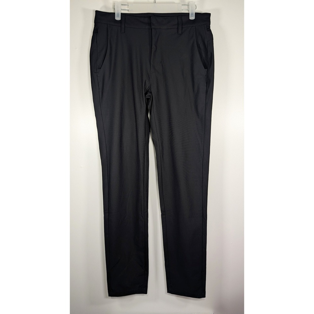 Fabletics The Only Pant Mens 32x34 Black Performance Golf Chino PT2459436-0001
